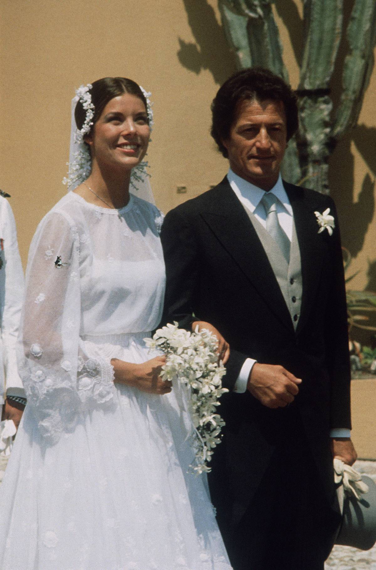Princess Caroline Marries Phillipe Junot