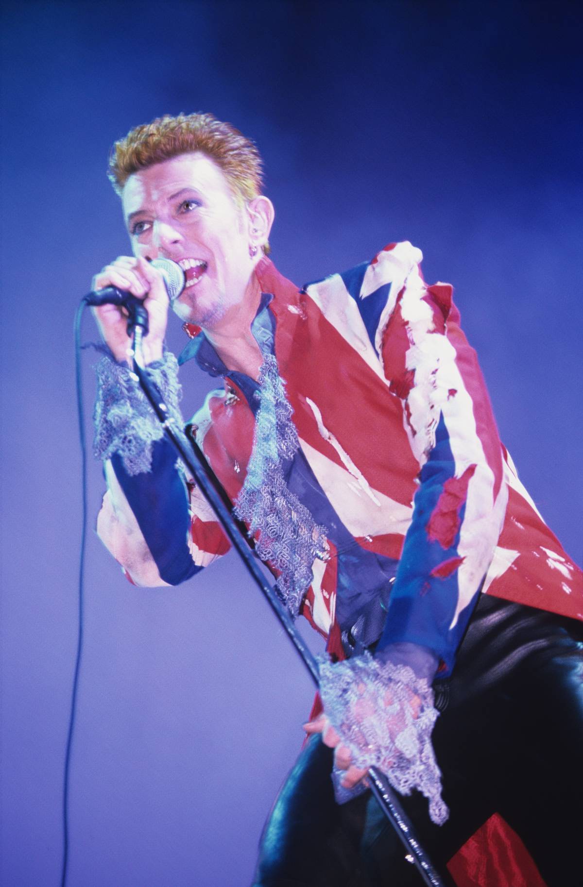David Bowie On Stage At Phoenix Festival