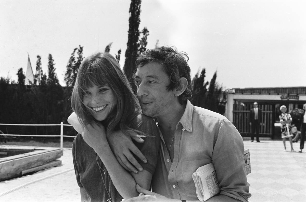 Jane Birkin and Serge Gainsbourg in 1970.