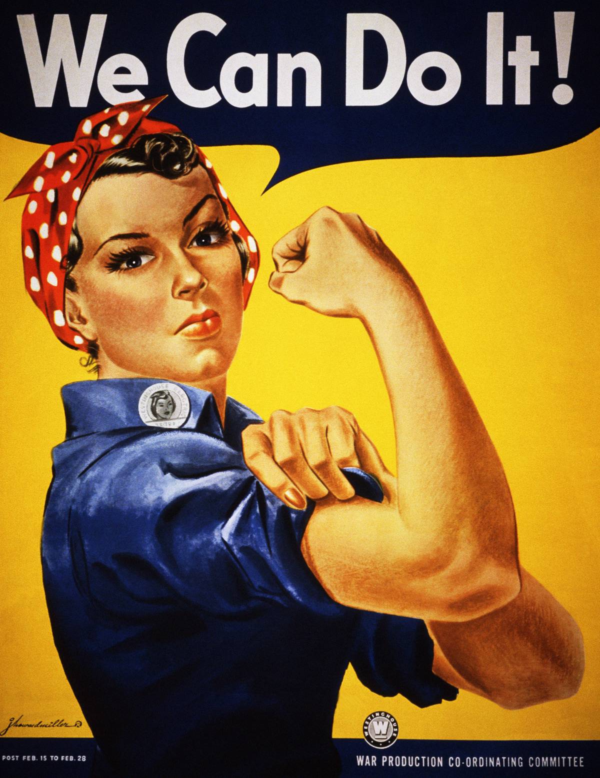 We Can Do It! Poster by J. Howard Miller