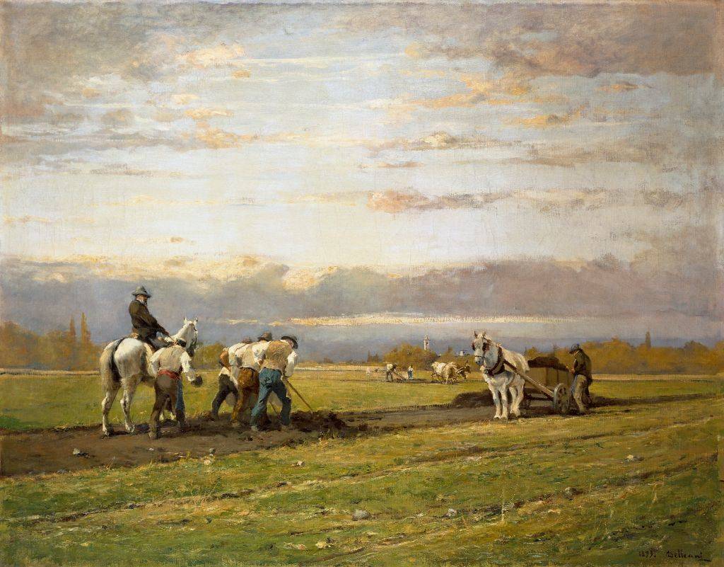people farming in the late 1800