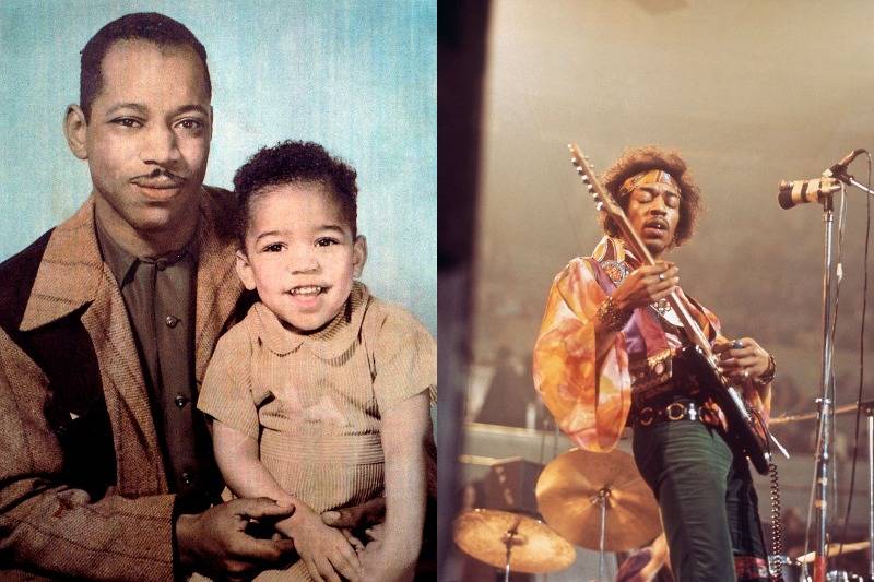 jimi hendrix then and now photos