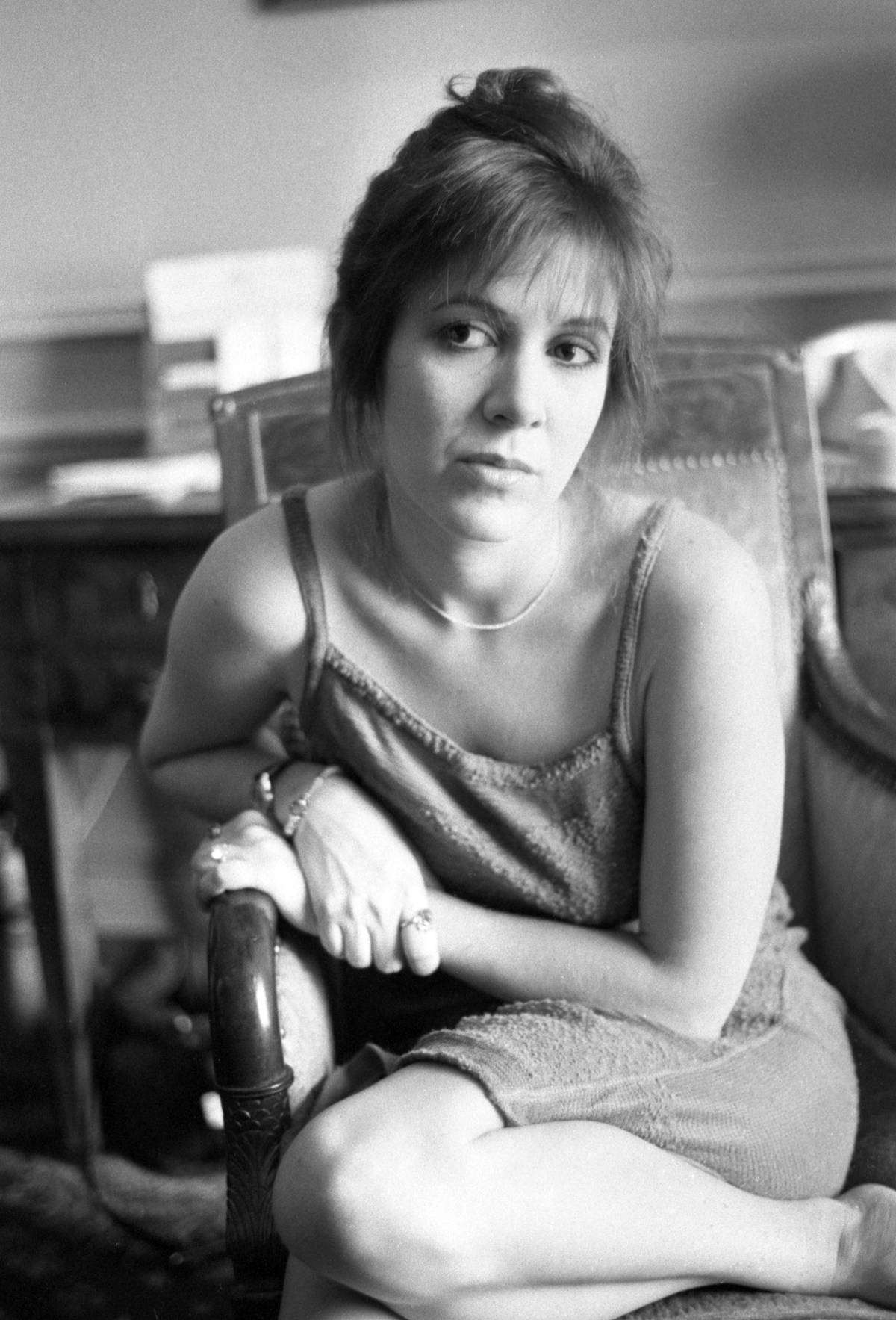 Portrait de Carrie Fisher en 1983