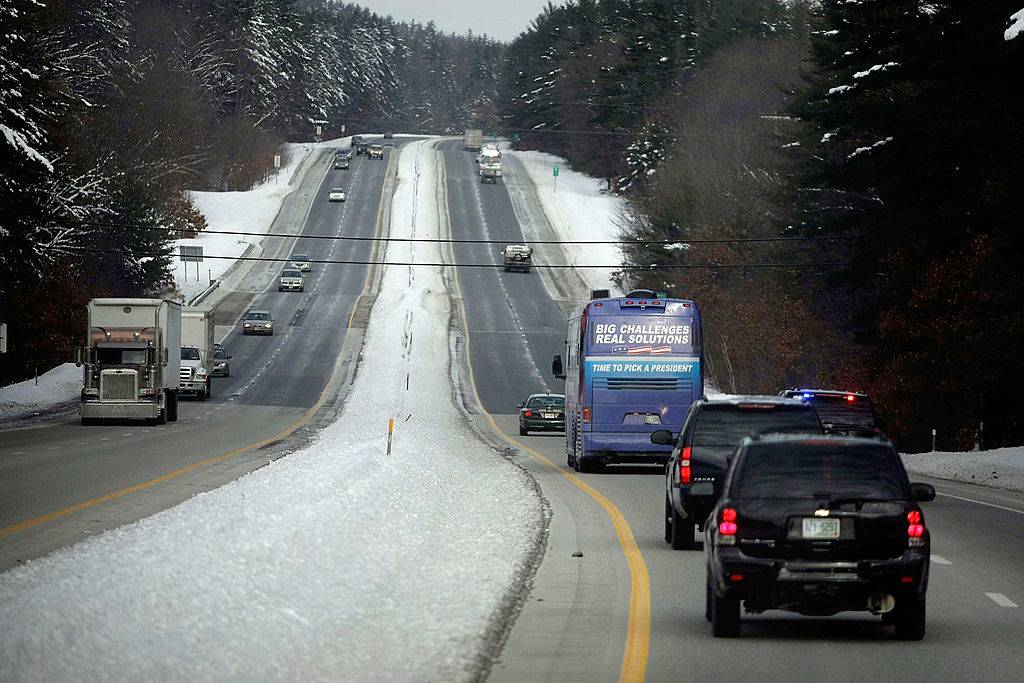 cars driving in new hampshire in the winter
