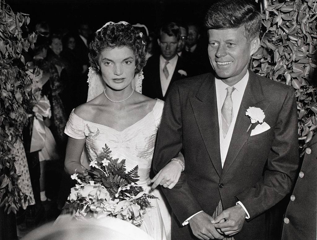 John F. Kennedy and Jacqueline Lee Bouvier wed on September 12, 1953