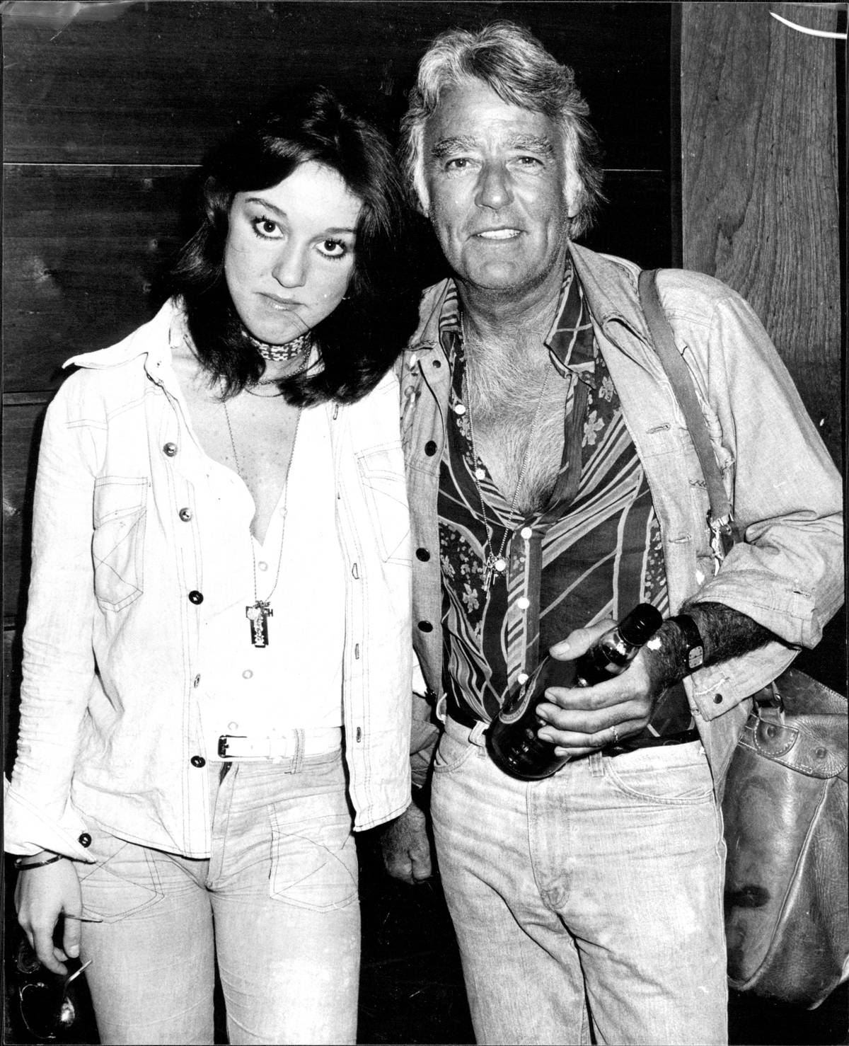 Peter Lawford arrived in Sydney today with a friend Patricia Seaton.