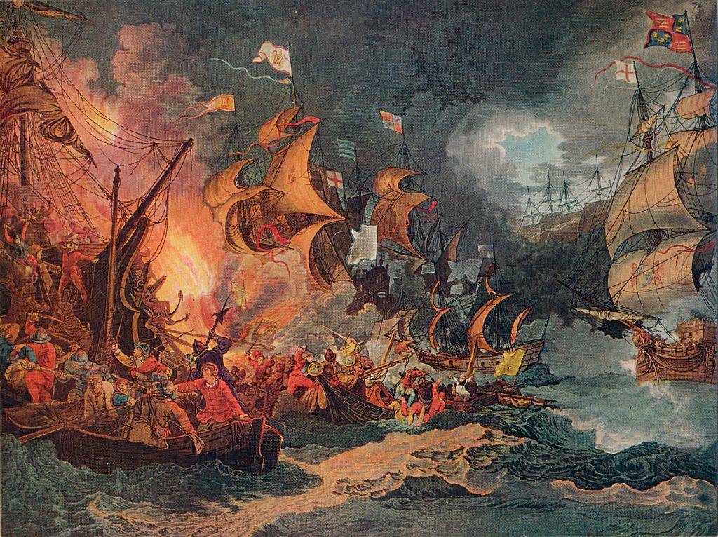 Defeat of the Spanish Armada