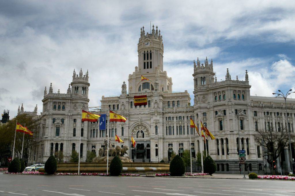 facade of the Madrid city hall