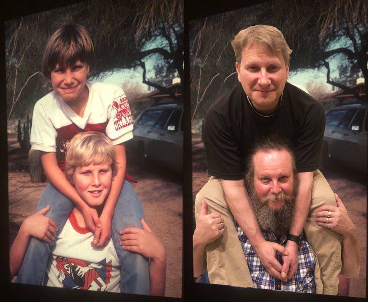 40 years later on the shoulders