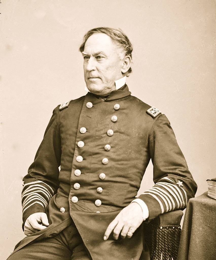david farragut portrait from 1863