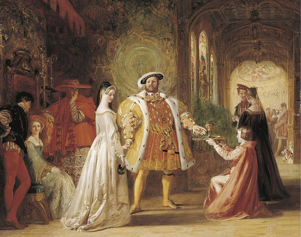 king henry viii and anne boleyn portrait