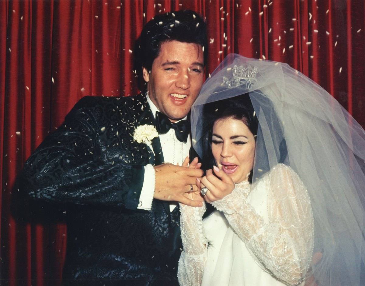 Photo of Elvis Presley & Priscilla Presley