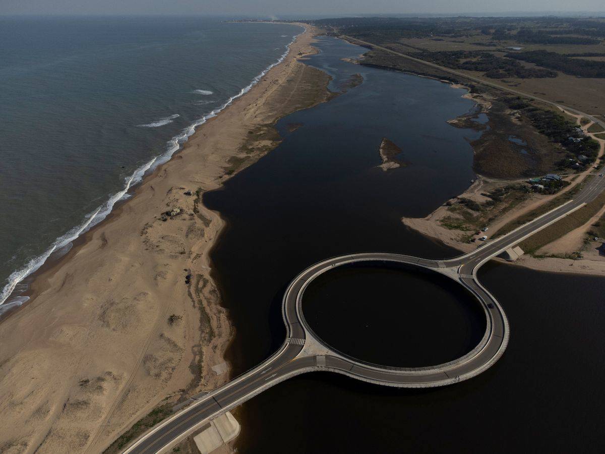 TOPSHOT-URUGUAY-FEATURE-LAGUNA GARZON BRIDGE