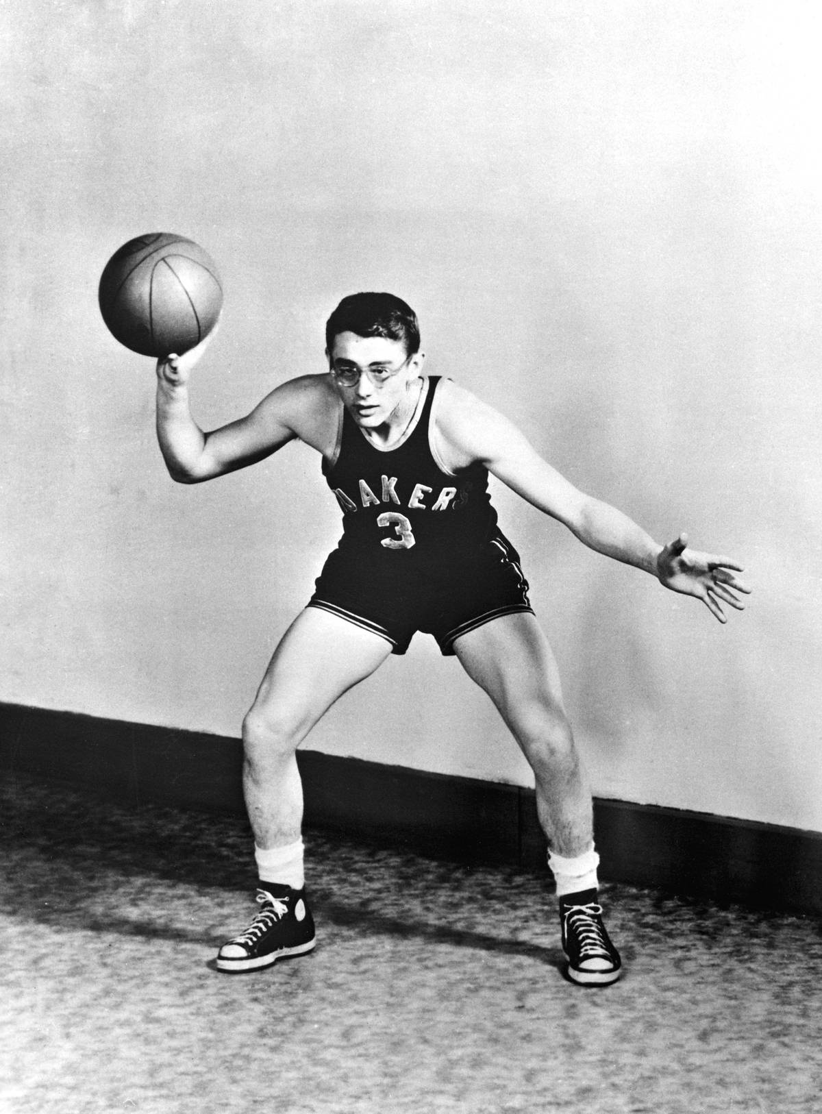 James Dean Playing Basketball