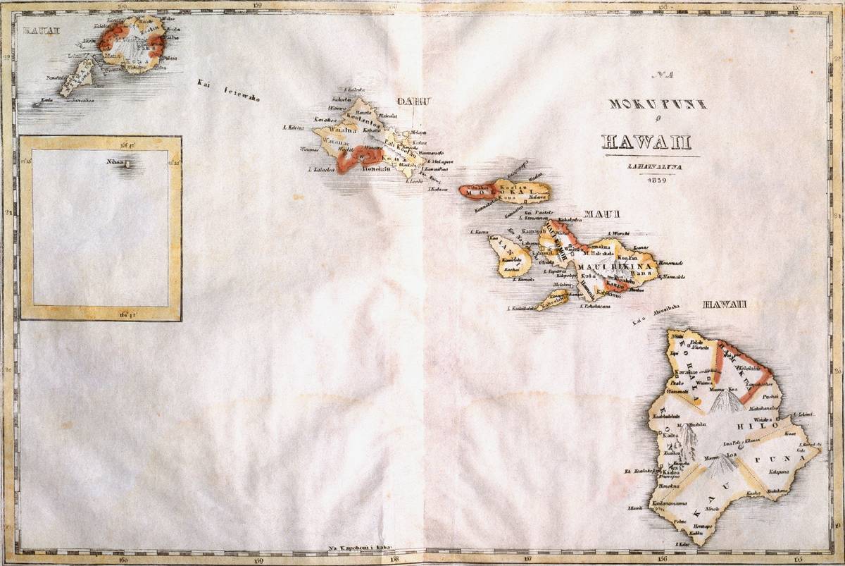 Map of Hawaii