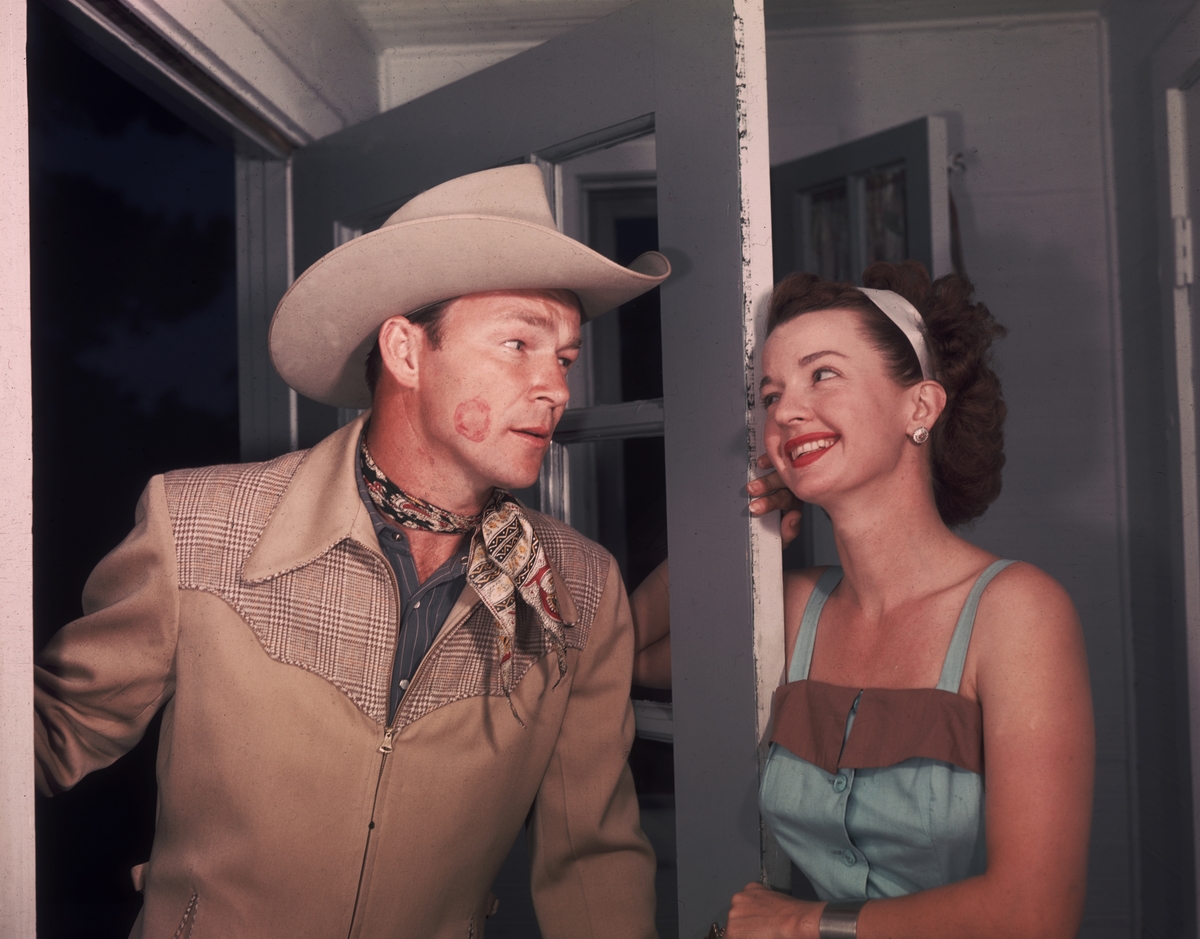 roy rogers met dale evans on set in 1944