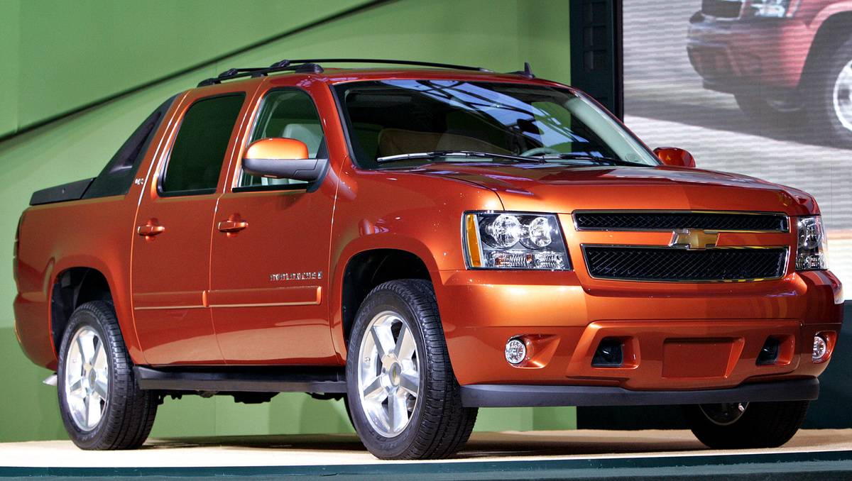The 2007 Chevrolet Avalanche is introduced at the Chicago Au