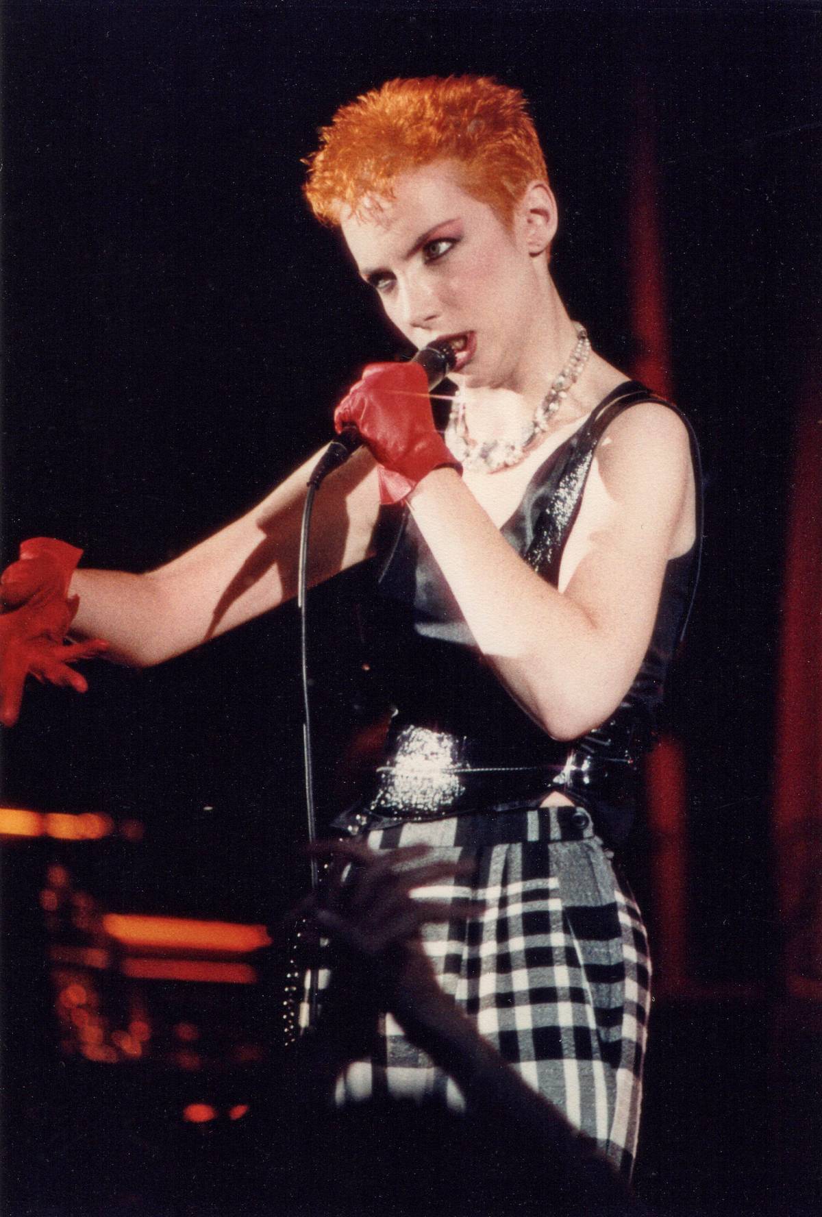 Eurythmics Perform At Hammersmith Odeon In 1983