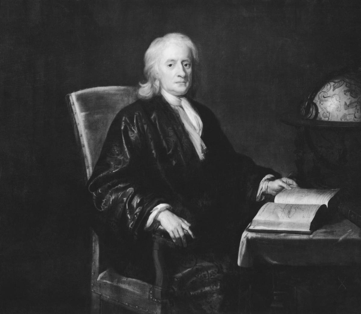 Painting of Sir Isaac Newton
