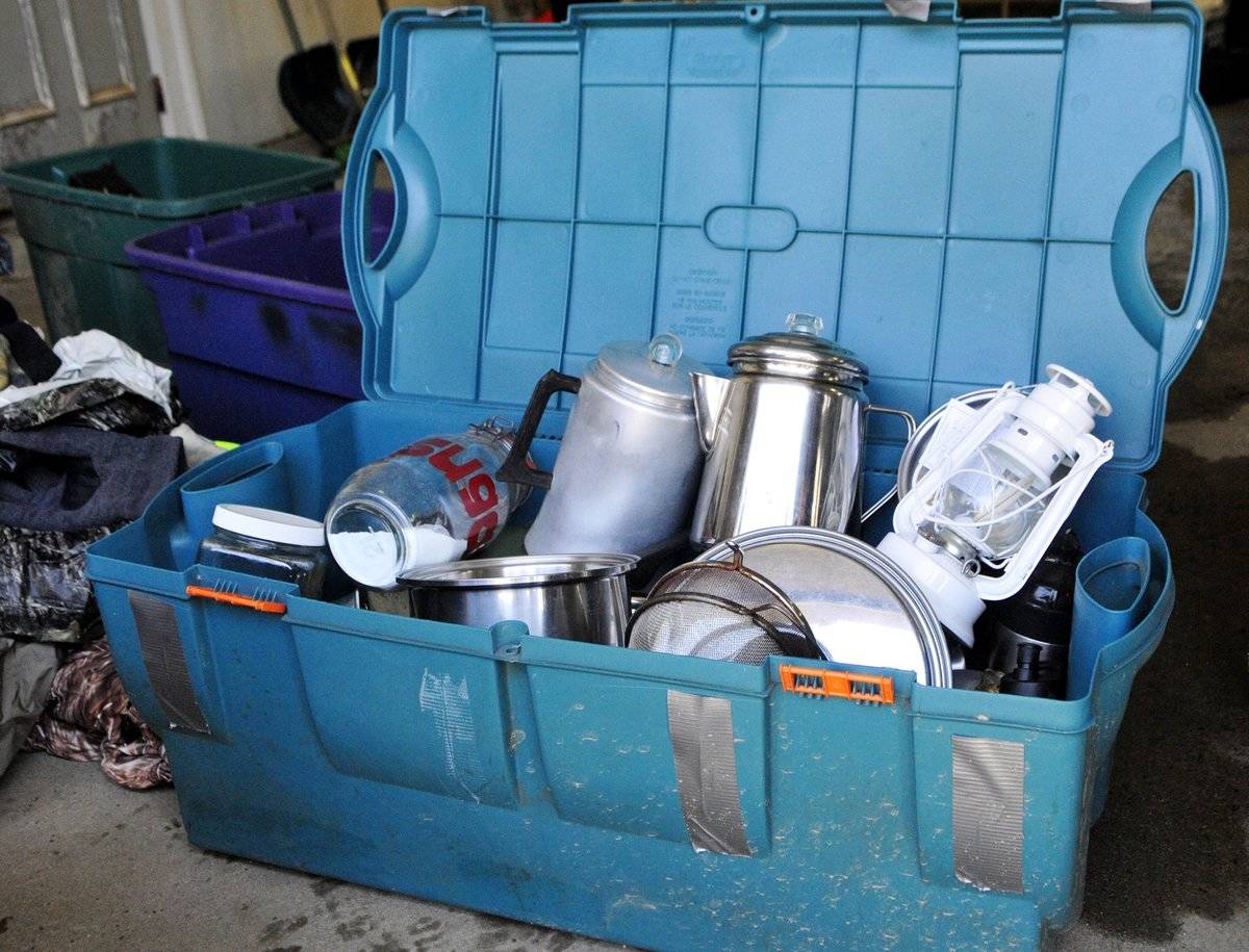 State Police displayed items recovered from the campsite of the North Pond Hermit Christopher Knight