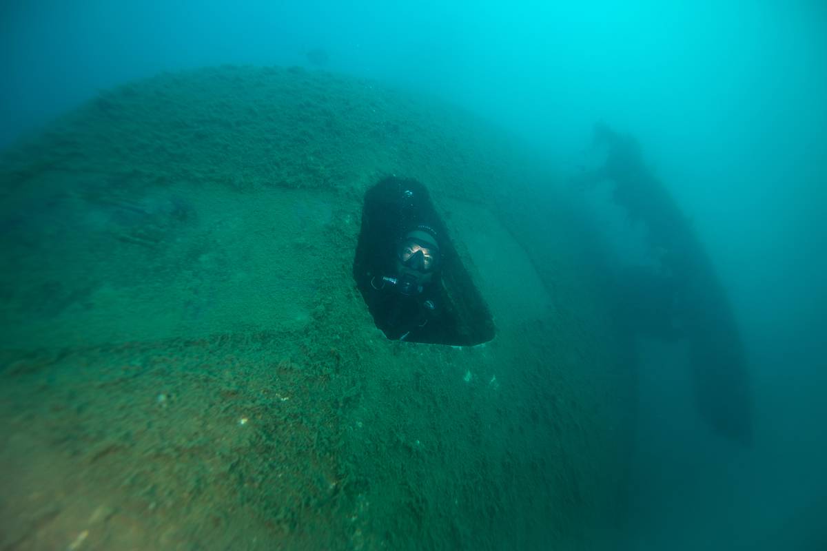 Divers discover underwater world in Turkey's Aydin