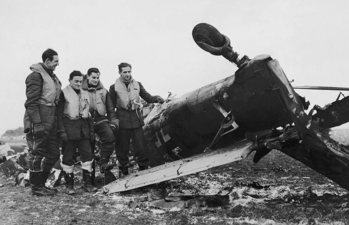 Junkers Ju 87 Stuka Shot Down