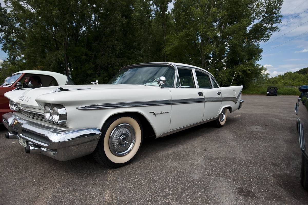 North America, USA, Minnesota, Lilydale, Auto Show Pool and Yacht Club, DeSoto Firedome.