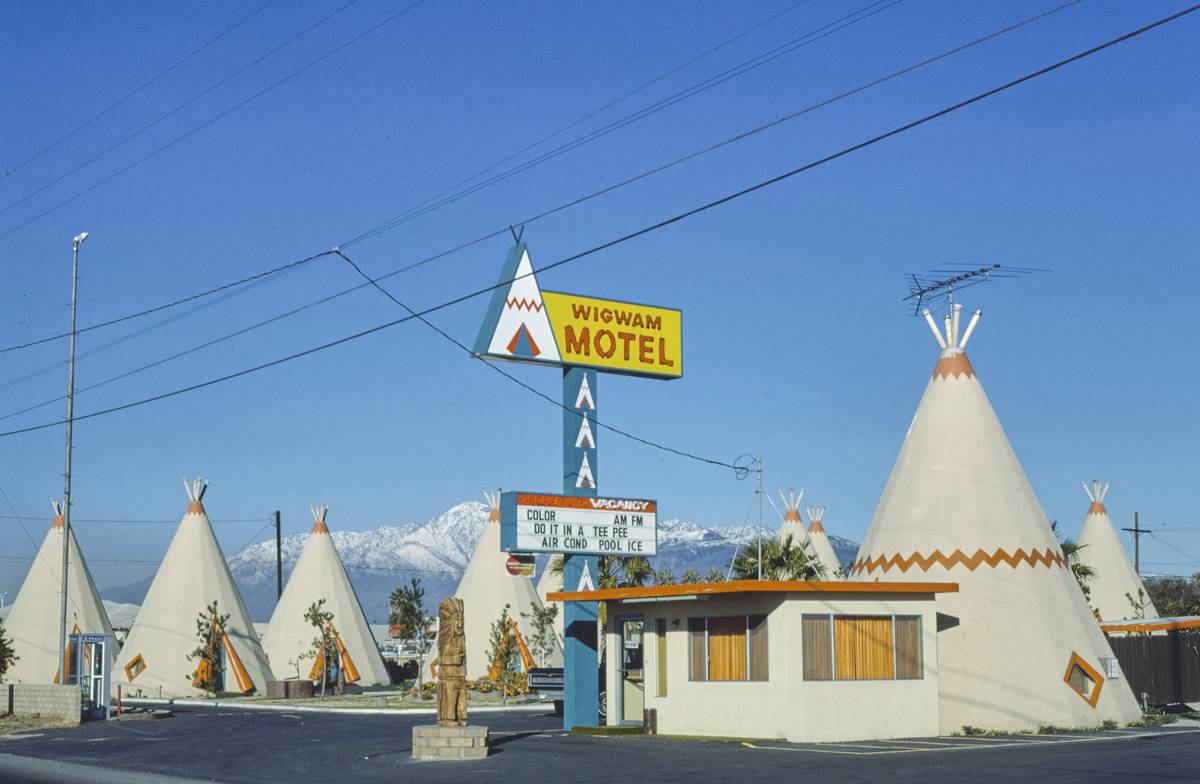 1970s United States - Wigwam Village Motel, Rialto, California 1977