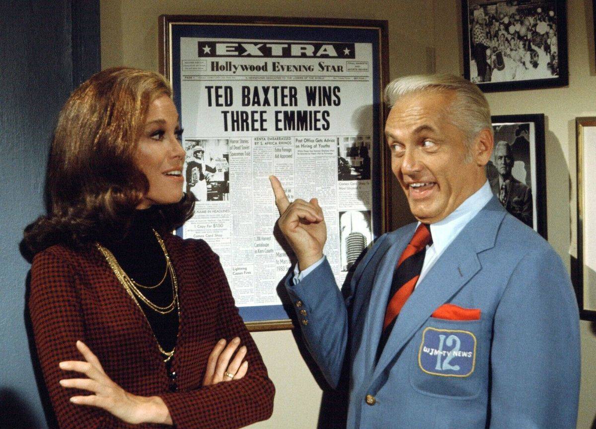 Ted Knight as Ted Baxter