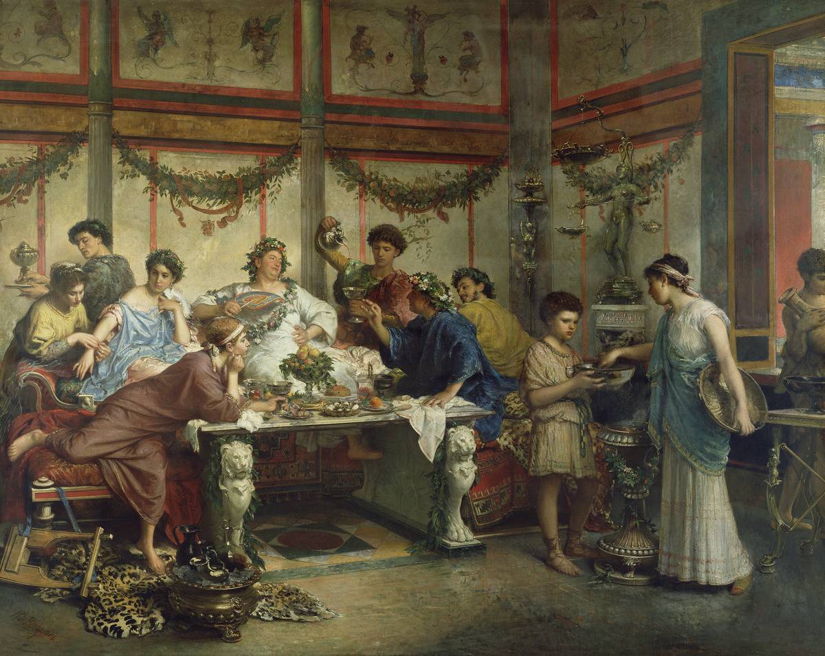 A Roman Feast (Saturnalia)