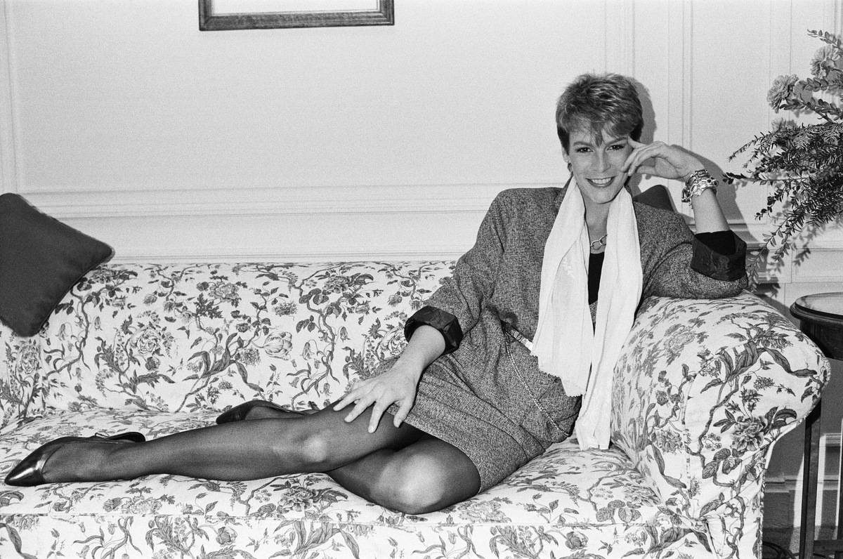 Jamie Lee Curtis, actor, pictured at Claridges Hotel in London