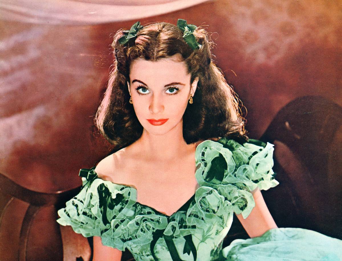 Vivien Leigh as Scarlett O'Hara