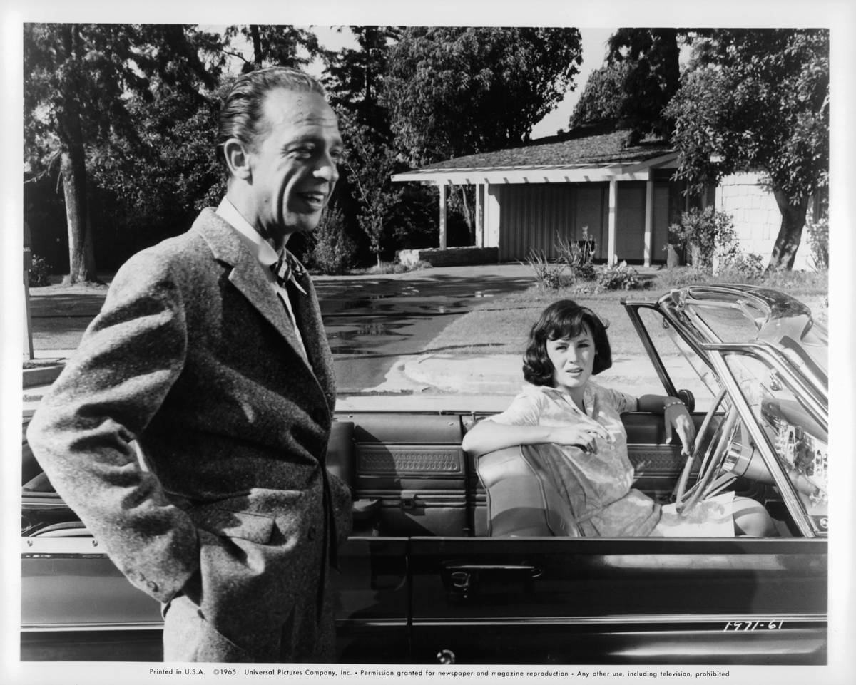 Don Knotts And Joan Staley In 'The Ghost And Mr. Chicken'