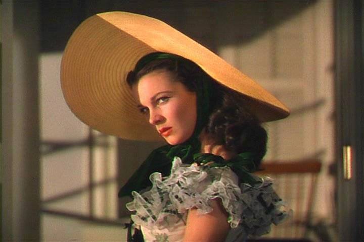 gone with the wind woman in a hat
