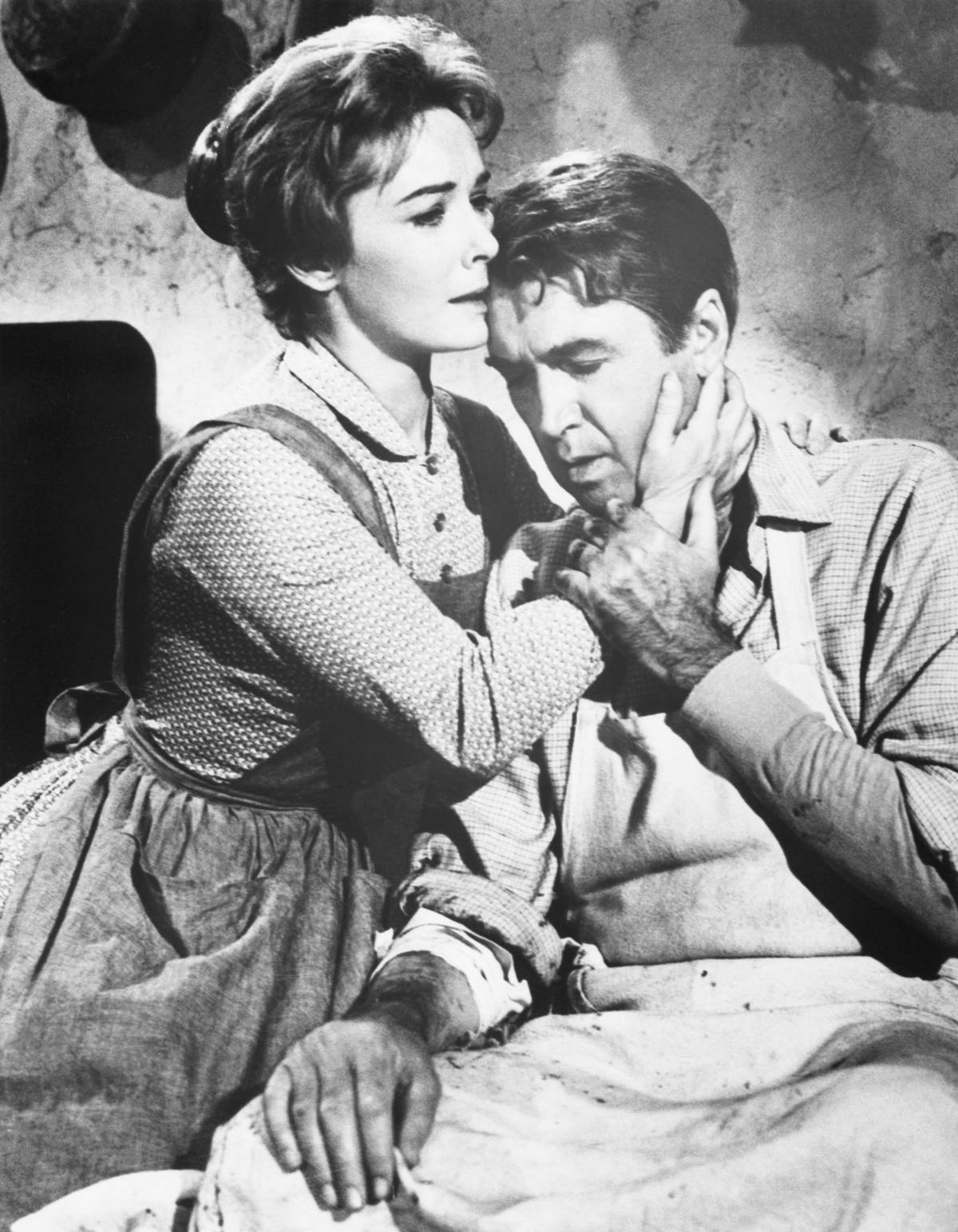 James Stewart and Vera Miles in The Man Who Shot Liberty Valance