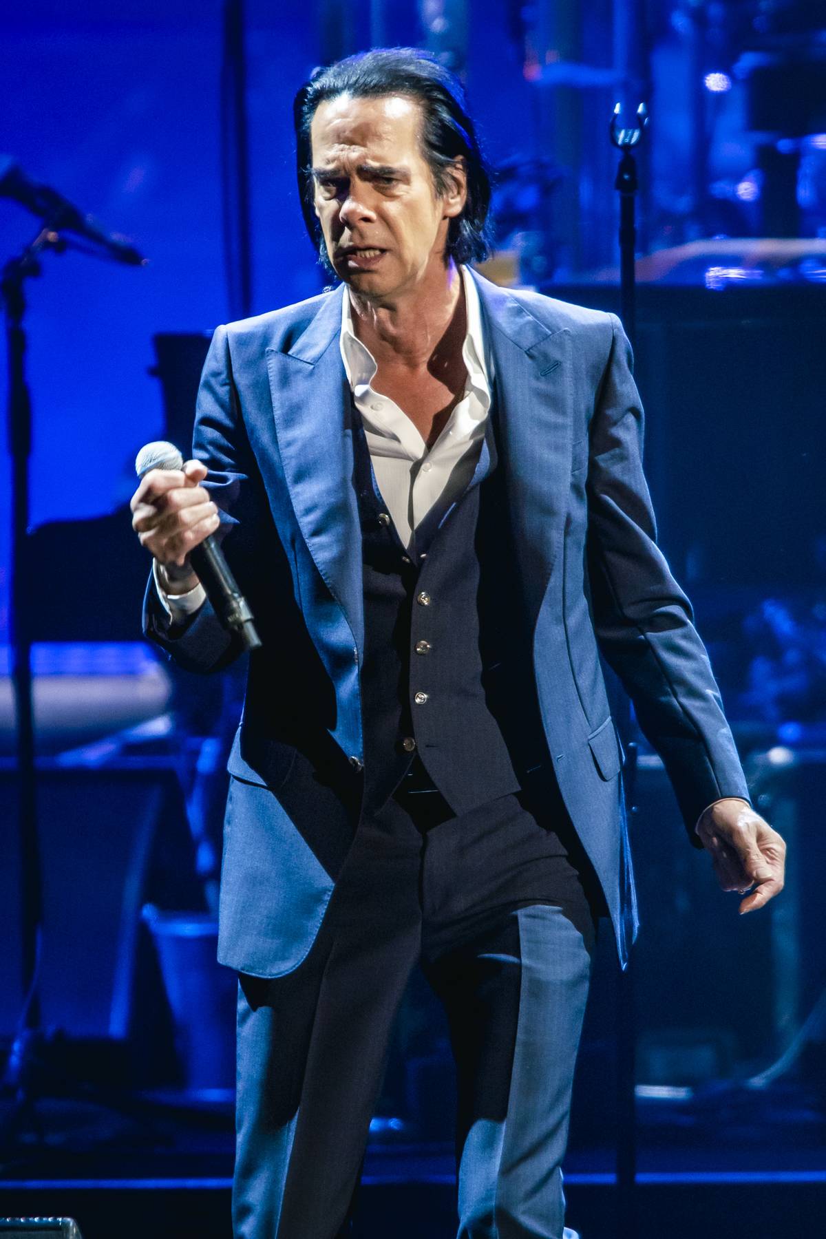 Nick Cave of Nick Cave and the Bad Seeds performs on July 04, 2022 in Verona, Italy.