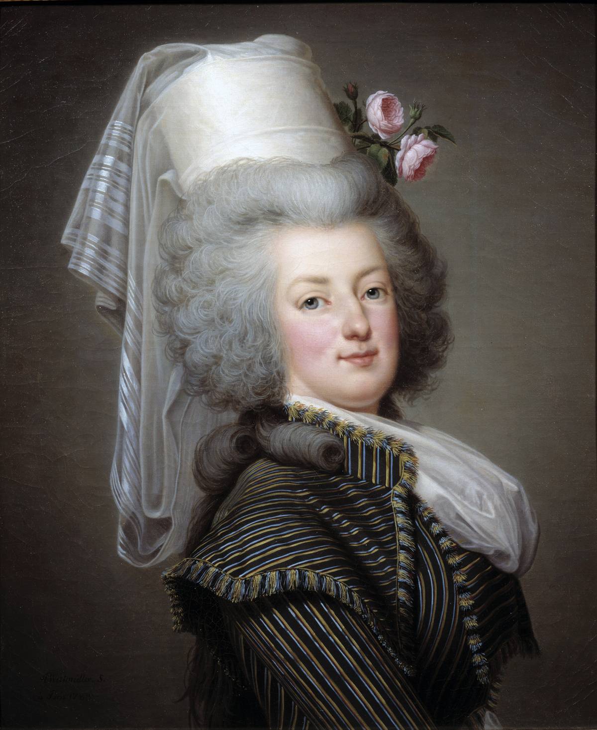 Portrait of Marie Antoinette, queen of France by Adolf Ulrich Wertmuller