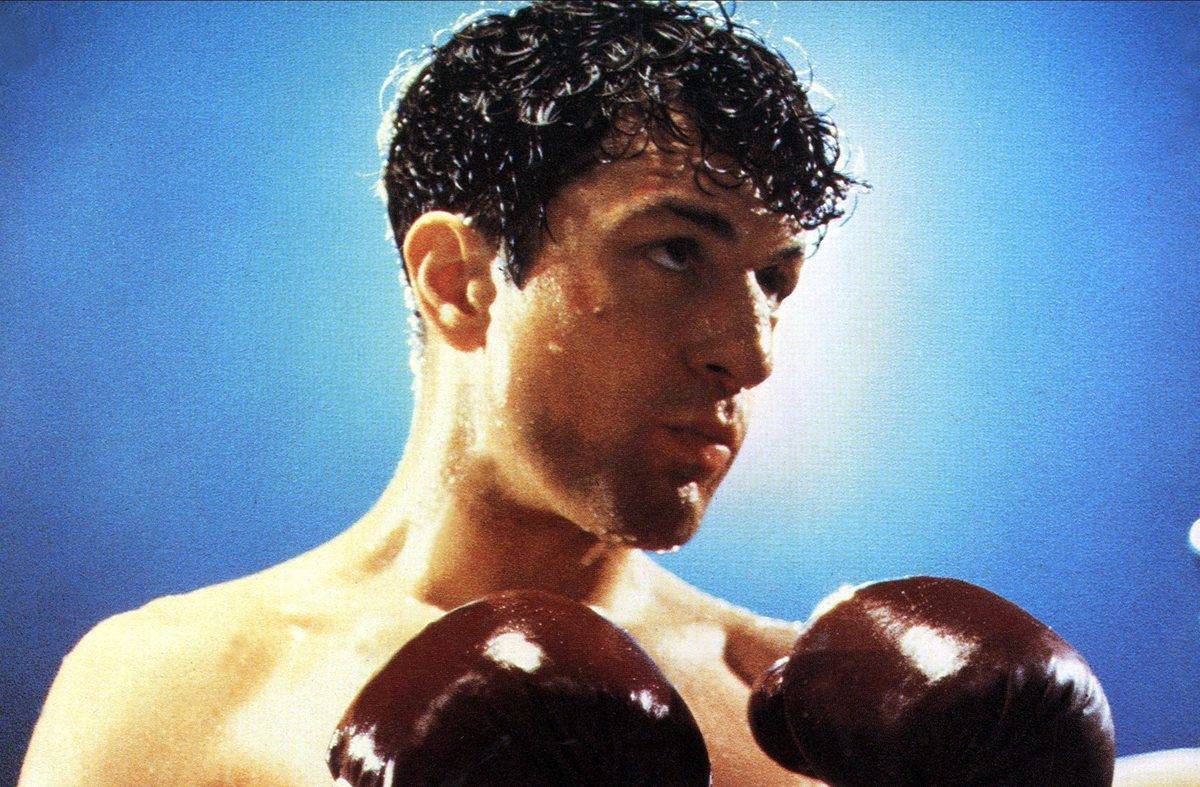 robert de niro as a boxer in raging bull