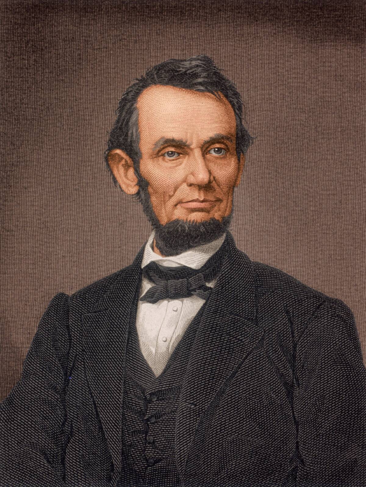 Abraham Lincoln (1809-1865). Sixteenth president of the United States