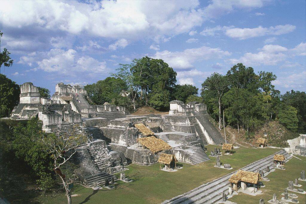 View of the Central Acropolis, Tikal