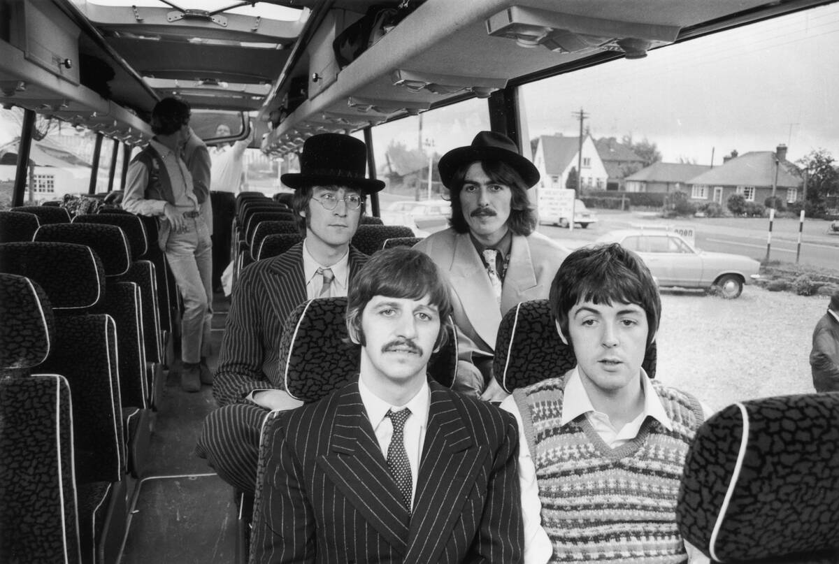Beatles Bussing It