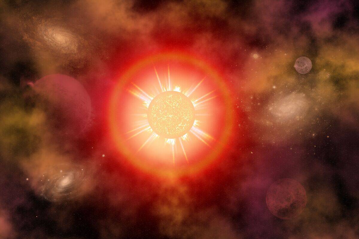 Red Dwarf Star, Most Common Star Type In Universe.