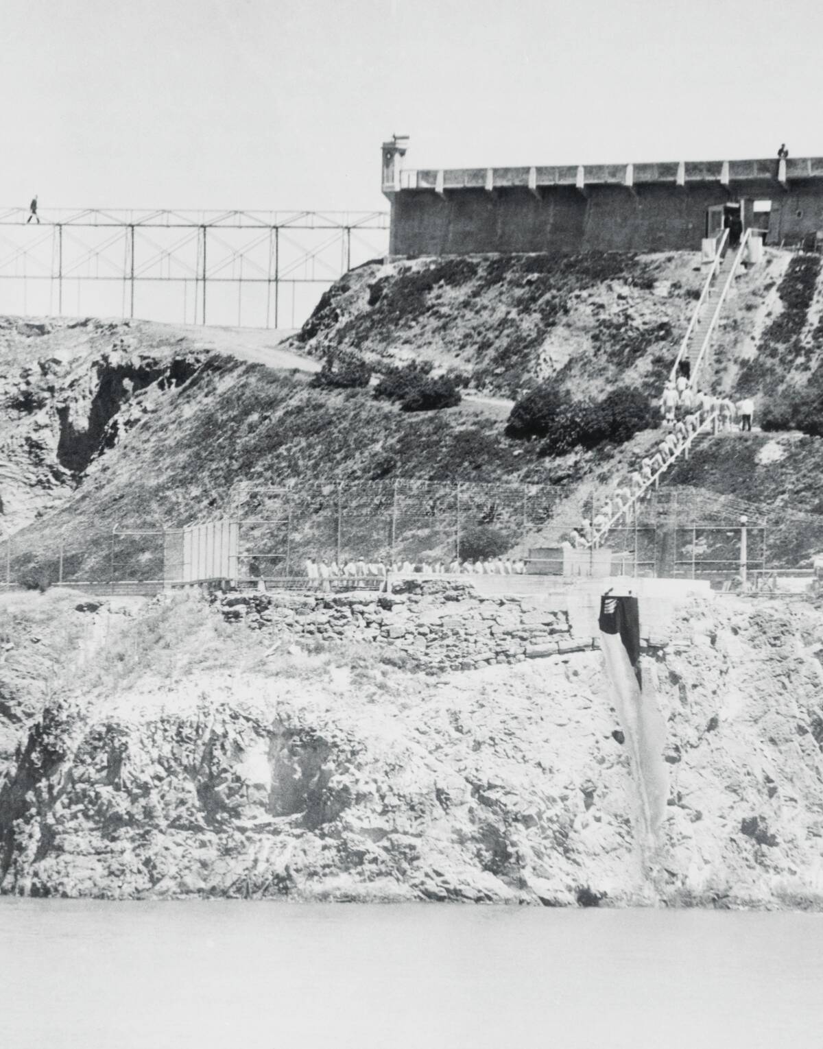 Exterior of Alcatraz Prison