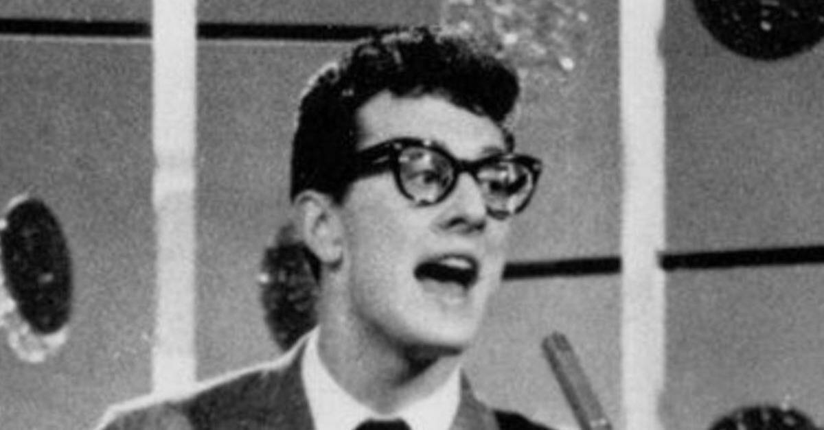 buddy holly singing on stage