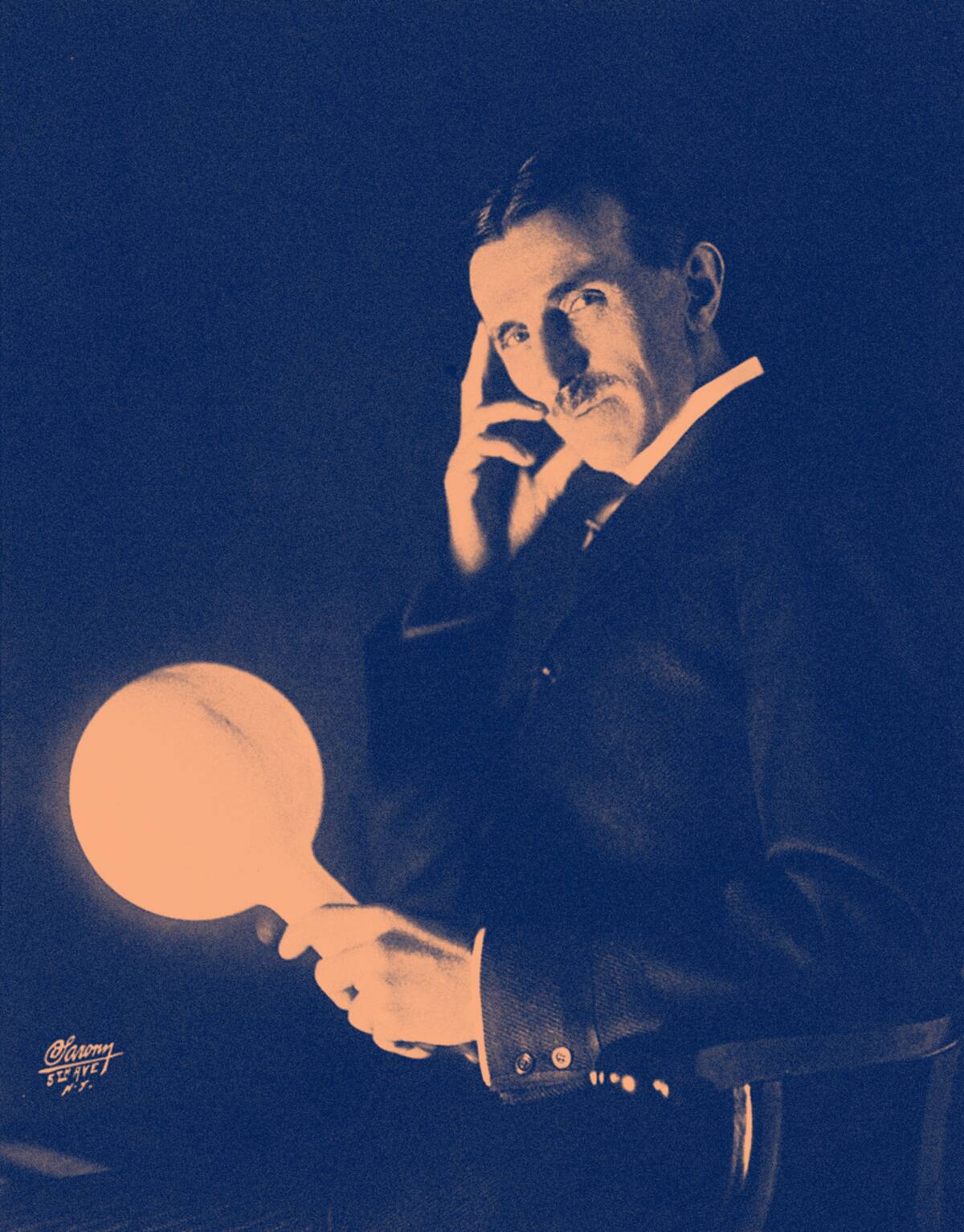 Nikola Tesla (1856-1943). Creator: Sarony