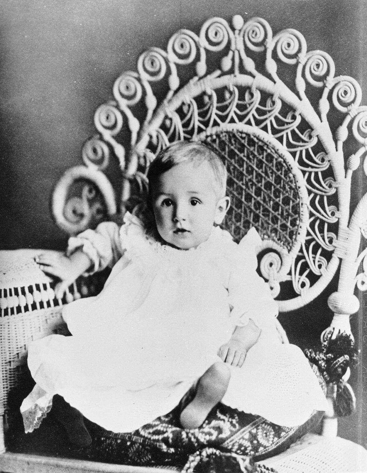 Portrait Of Walt Disney As Infant, c. 1902.