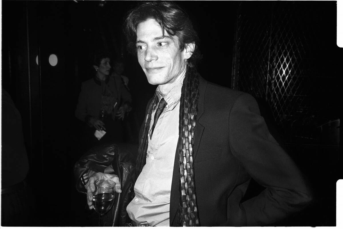 Robert Mapplethorpe at the Wool Bureau Party at the Saint