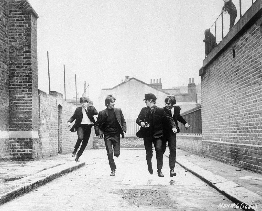 the beatles in a hard day's night in 1964