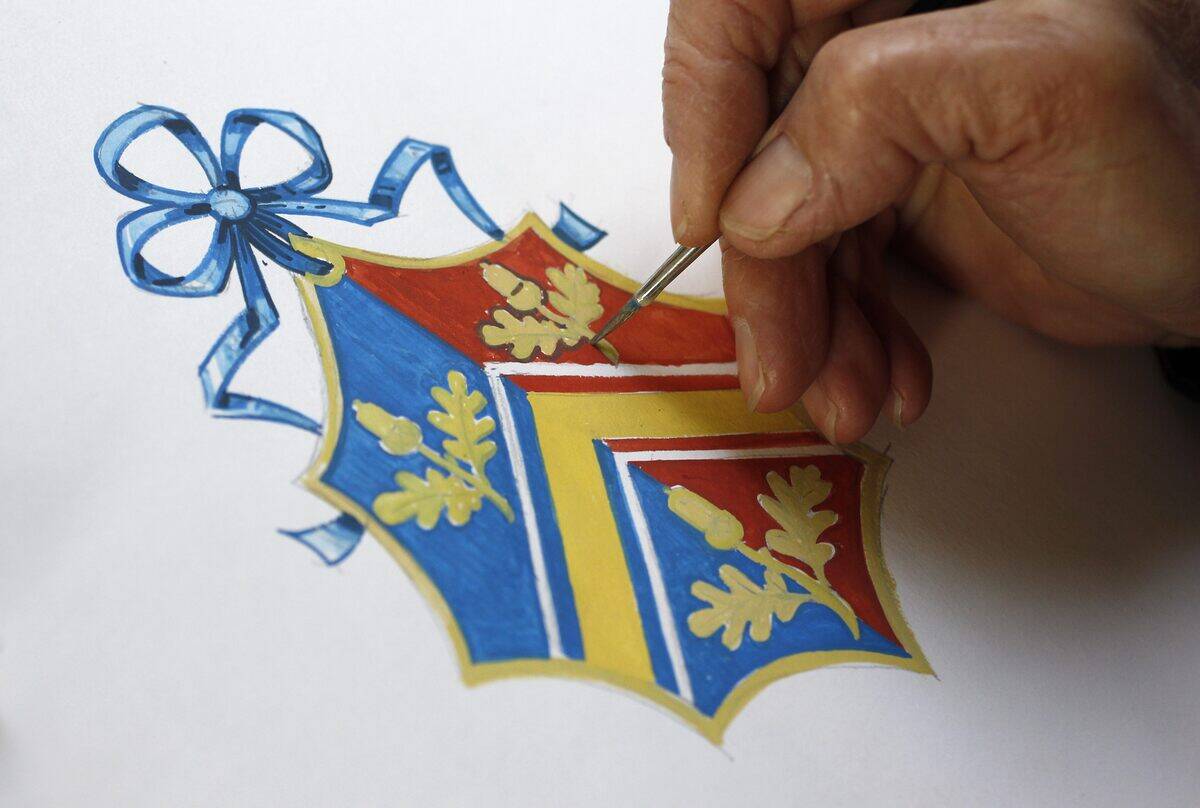 The College Of Arms Reveal The Middleton Coat Of Arms Ahead Of The Royal Wedding