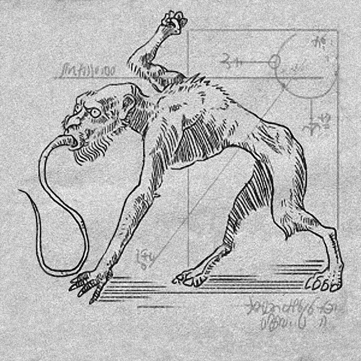 Philippines: An aswang or vampire-like mythical creature of the Philippines as represented by Juan de Plazcensia in the late 15th century